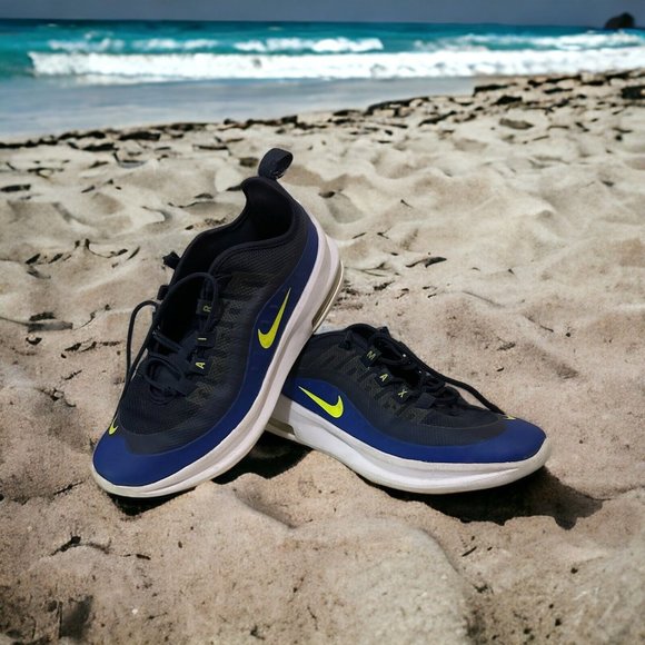Nike Air Max Axis Men's Running Shoes Blue/Black - Size 6.5Y US - Needs Work - Picture 1 of 10